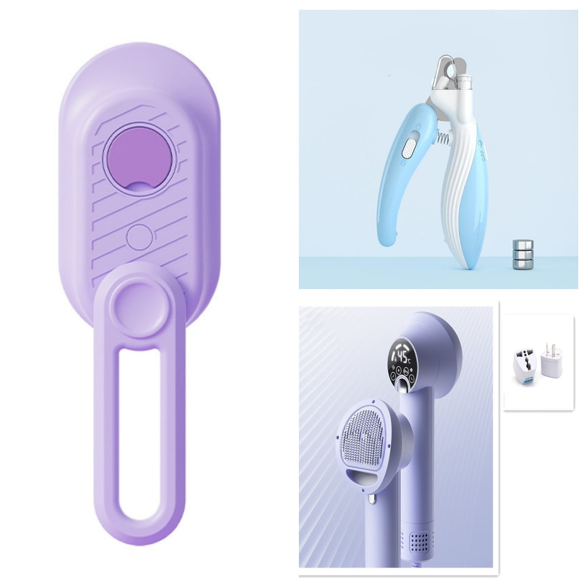 LED Electric Pet Nail Grinder & Clipper – For Dogs, Cats & Small Pets