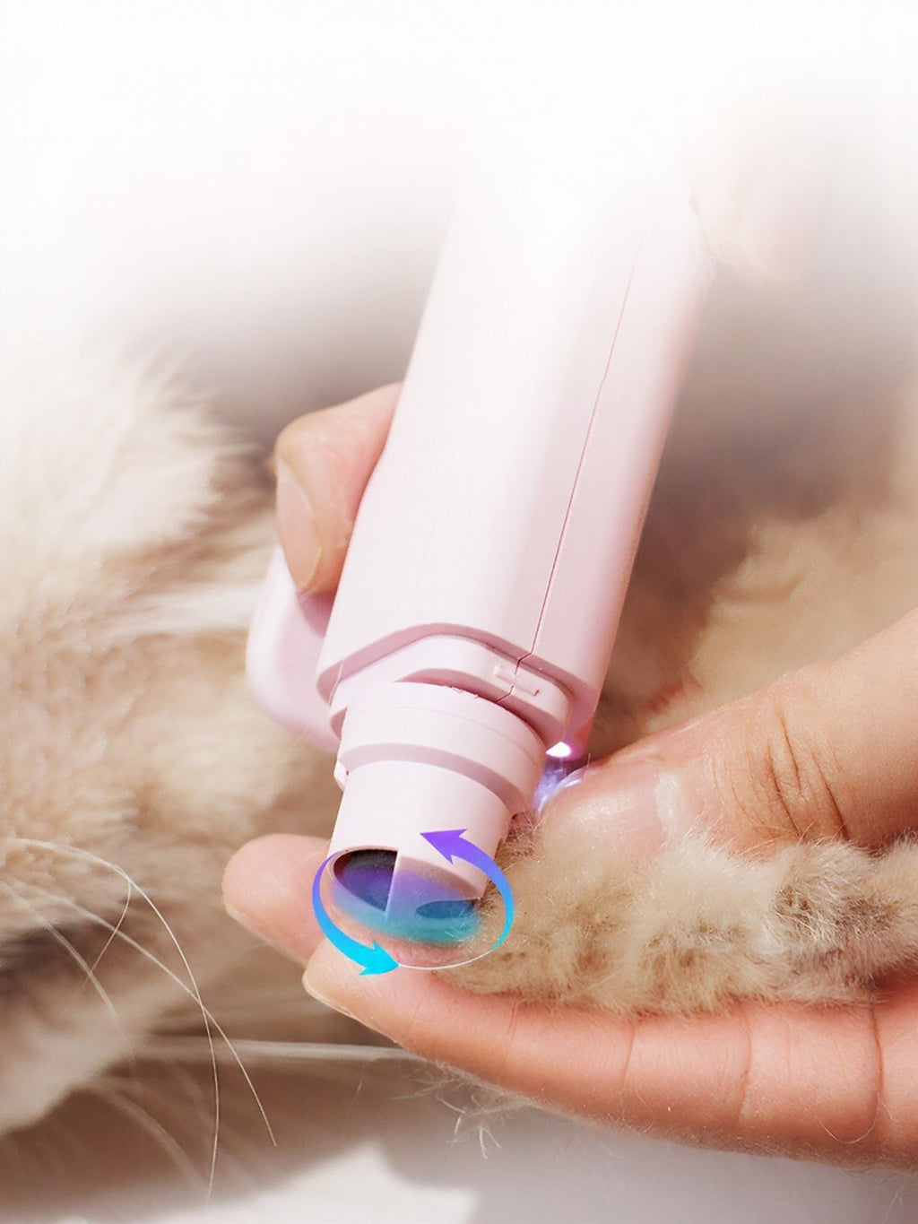 Painless Electric Pet Nail Grinder – Quiet & Safe for Dogs and Cats