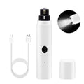 Electric Pet Nail Grinder with LED Light – USB Rechargeable for Dogs & Cats